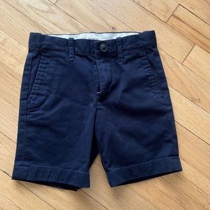 J Crew Boys Stanton Shorts Navy Blue Size 4 Crewcuts